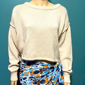 NWT Olivaceous Crop sweater